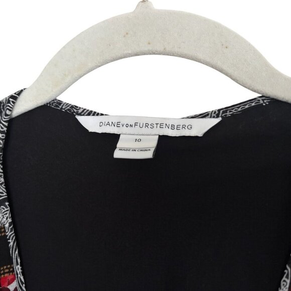 Diane Von Furstenberg Bianka Silk Wrap Dress - Picture 3 of 7